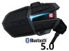 MOTION 6 SINGLE Pack Bluetooth 5.0 Headset Up to 6 Riders/Group, Voice + Gesture Control